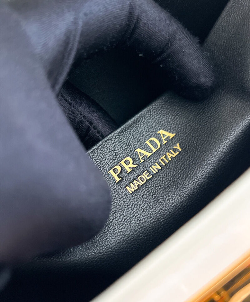 Prada Medium Brushed Leather Handbag 1BD343